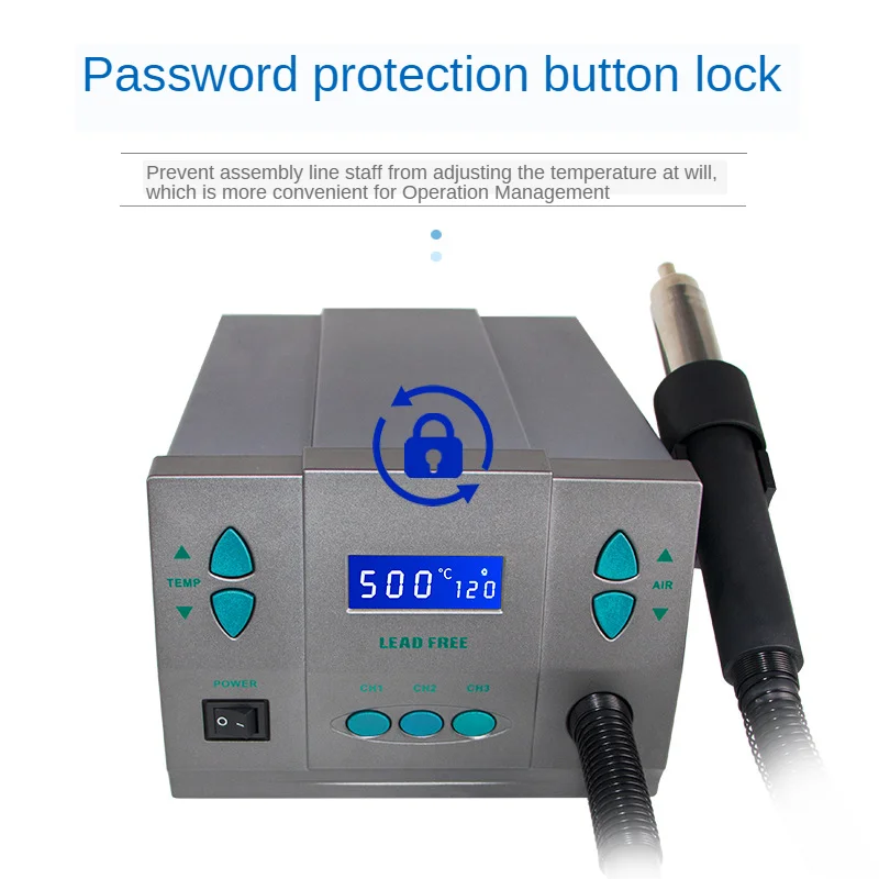 YAOGONG 861X интеллектуальный цифровой дисплей без свинца Горячая воздушная