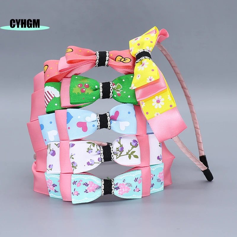 Оптовая продажа дети из Кореи повязка для волос с бантом на голову милое spinki