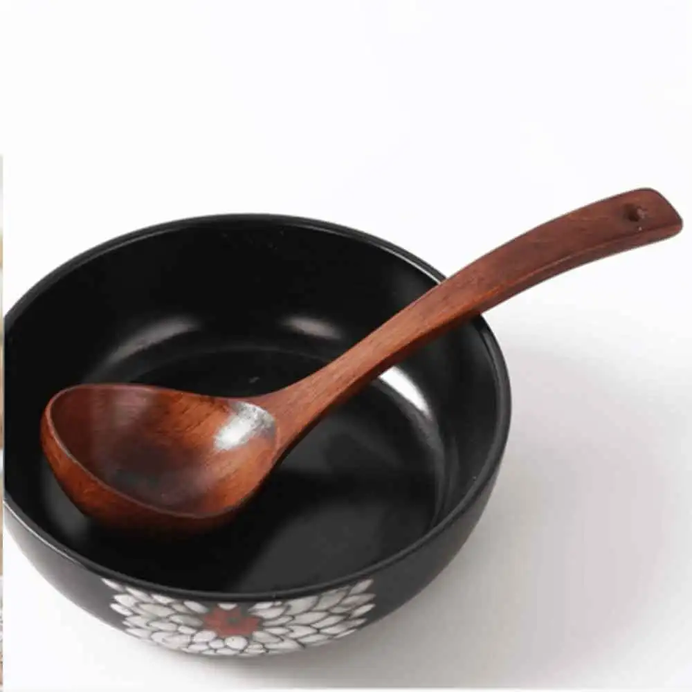 Визуальный сенсорный натуральное дерево ложка риса столовый инструмент Пособия