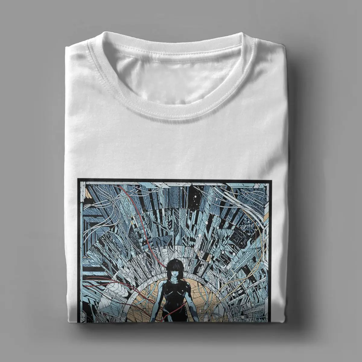 Призрак в футболка с принтом из ракушек для мужчин крутая аниме мальчиков