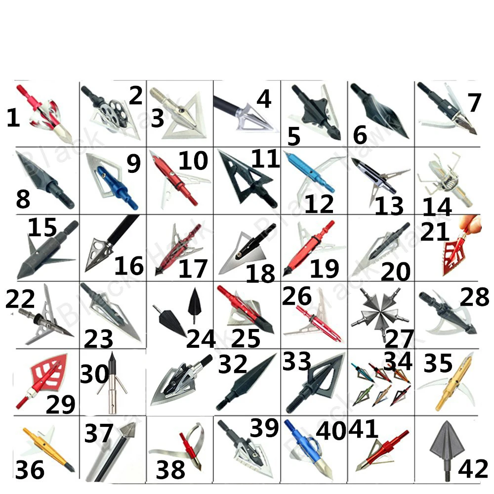 1 шт. Охота 100 зерна 125 наконечники для стрел grain broadheads стрелы наконечник