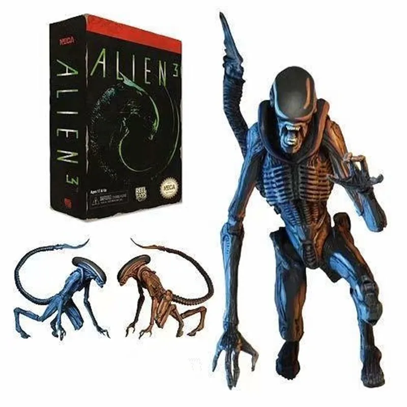 18 см оригинальная игрушка NECA пришельцы синий чужой Xenomorph figma хищников В...