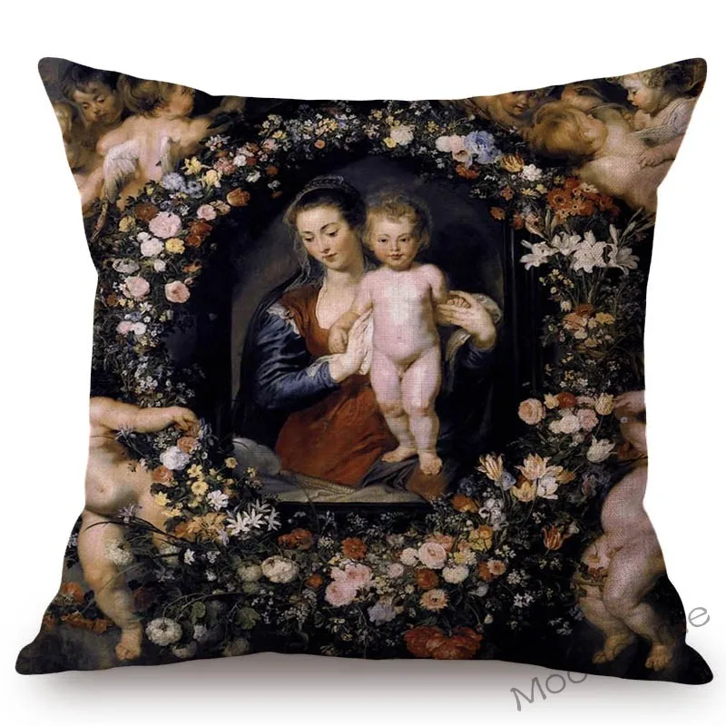 Наволочка на диванную подушку Питер пол Рубенс всемирно известная картина