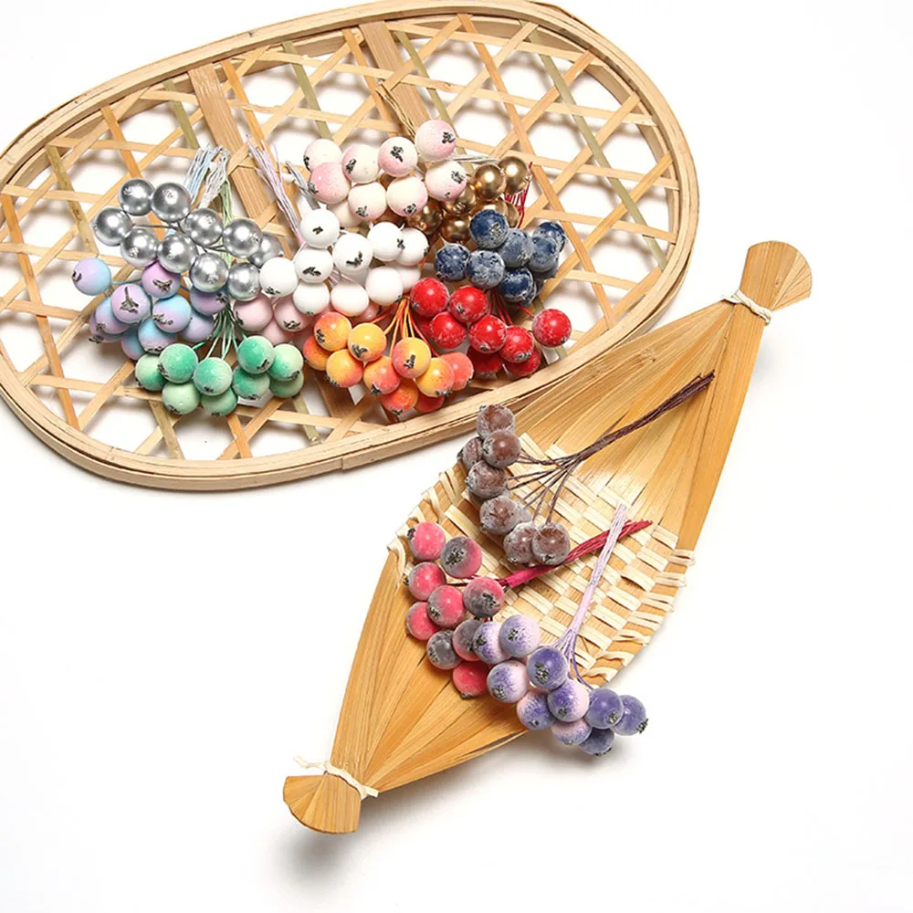 Цветные искусственные вишневые фрукты ягоды Искусственный Свадебный букет