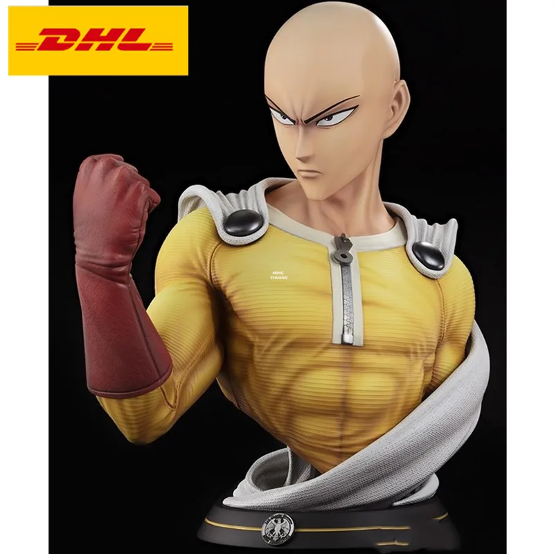 Статуя ONE PUNCH MAN 28 дюймов Сайтама обхват груди лысой человек полноразмерный
