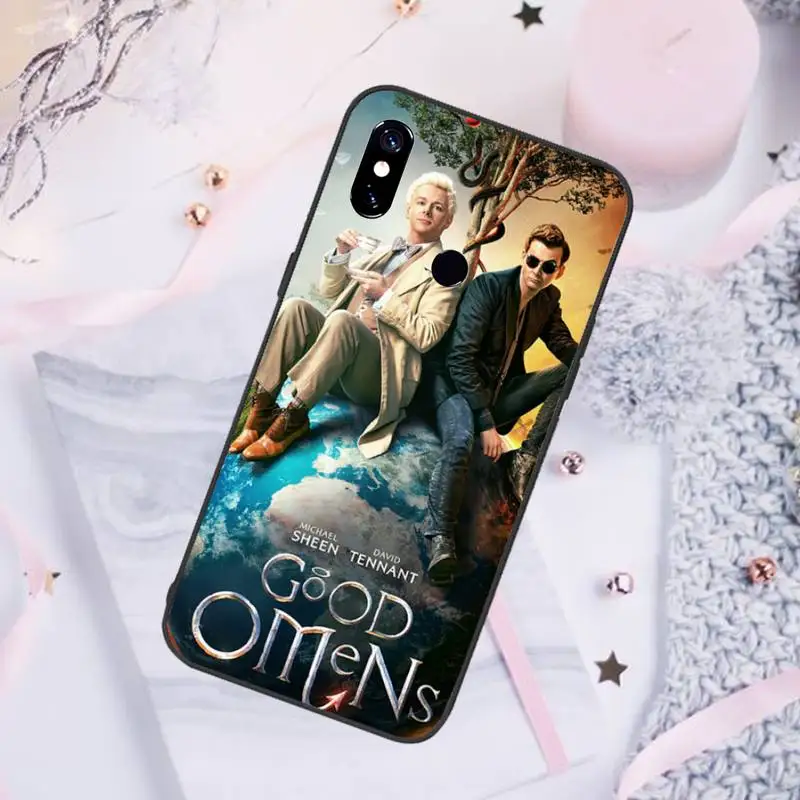 

Good Omen Phone Case For Xiaomi Redmi note 7 8 9 pro 8T 9S Mi Note 10 Lite pro