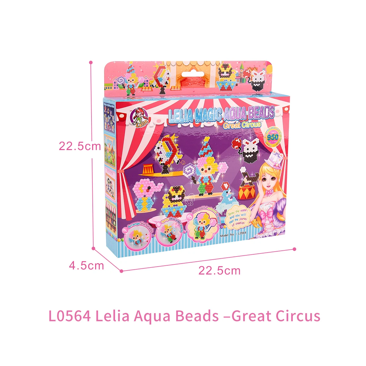 

Бусины Lelia Aqua, Большой цирк