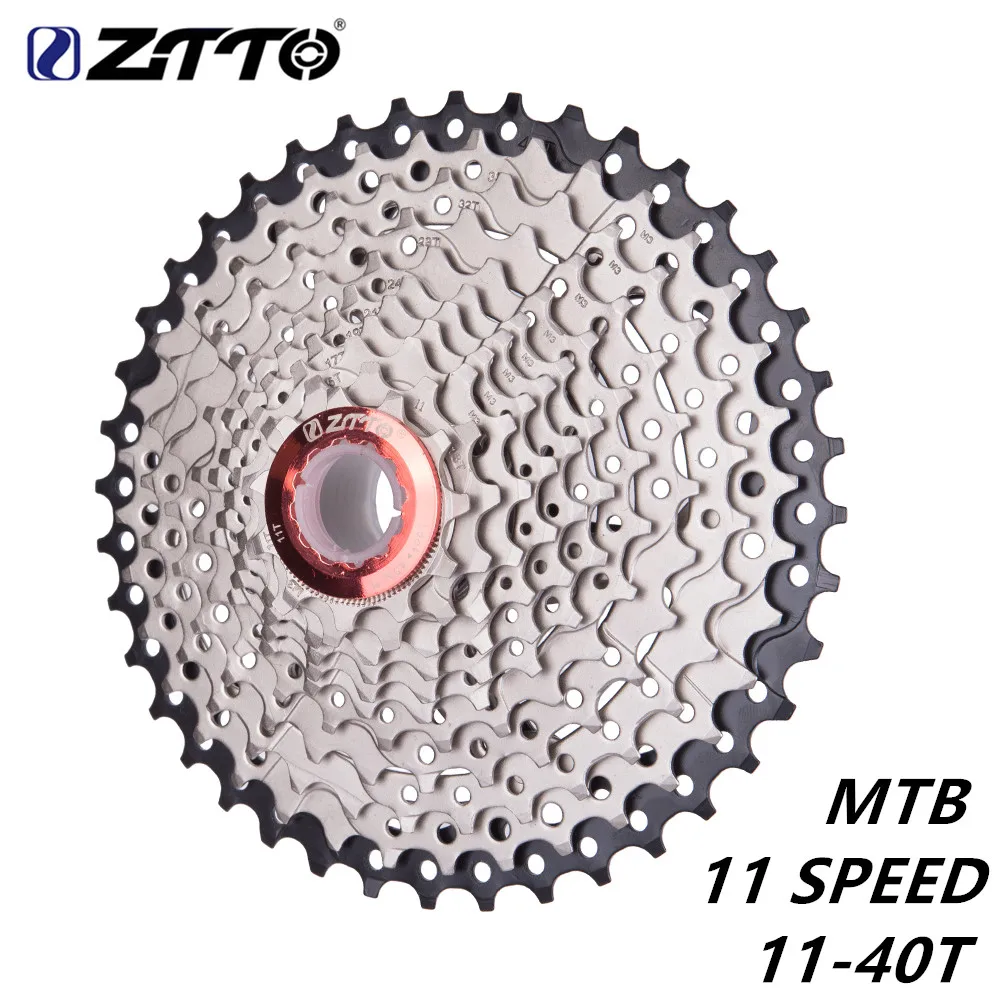 

ZTTO 11s 11-40T 42T Cassette11s 22s compatible with 11Speed 42T flywheel forMTB freewheel mountain bike M7000 M8000 M9000 XT SLX