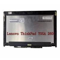 for lenovo thinkpad yoga 260 ips lcd display touch screen digitizer assembly with frame 12 5 fhd 19201080 b125han02 2 n125hce