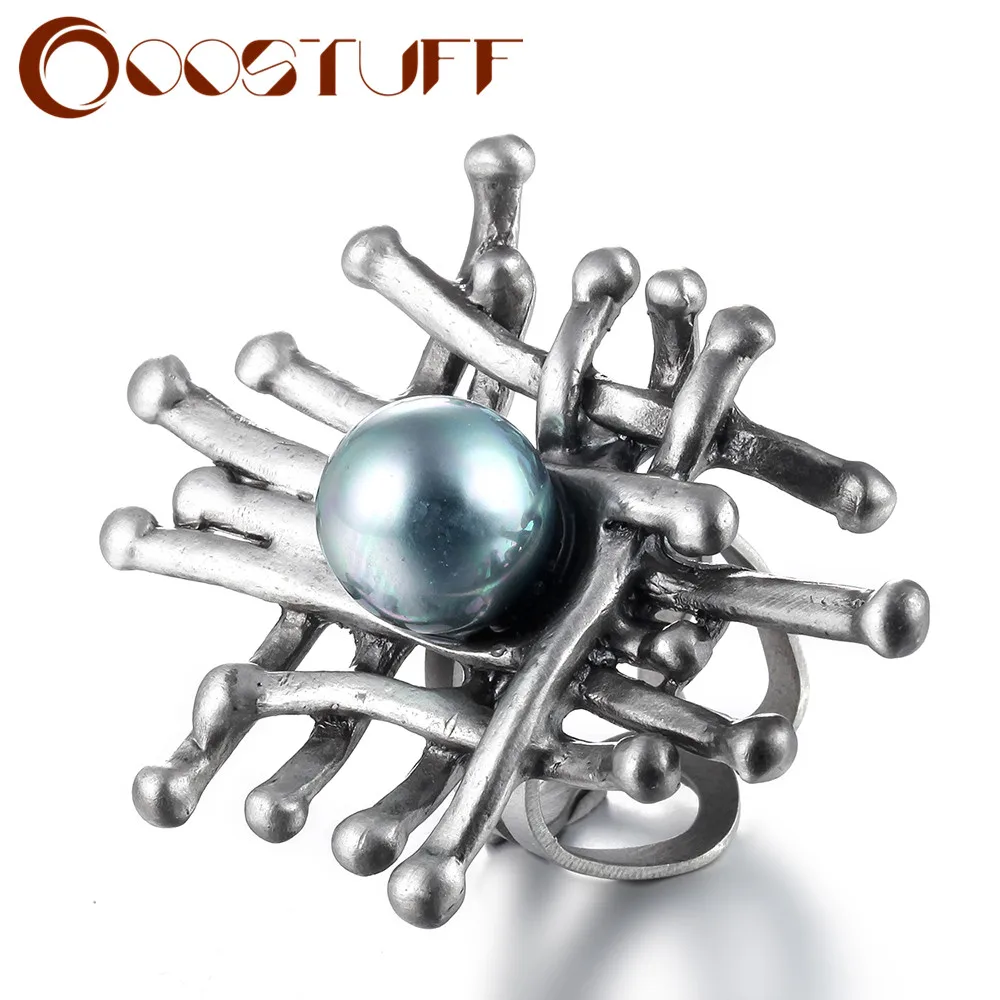 Кольцо для женщин в винтажном стиле С изменяемым размером моде бижутерия