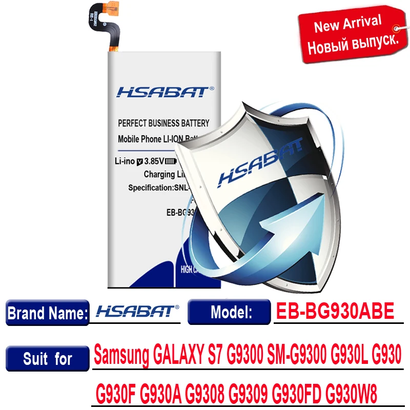 HSABAT 4250 мА/ч, Батарея для samsung GALAXY S7 G9300 SM-G9300 G930L G930 G930F G930A G9308 G9309 G930FD G930W8 EB-BG930ABE