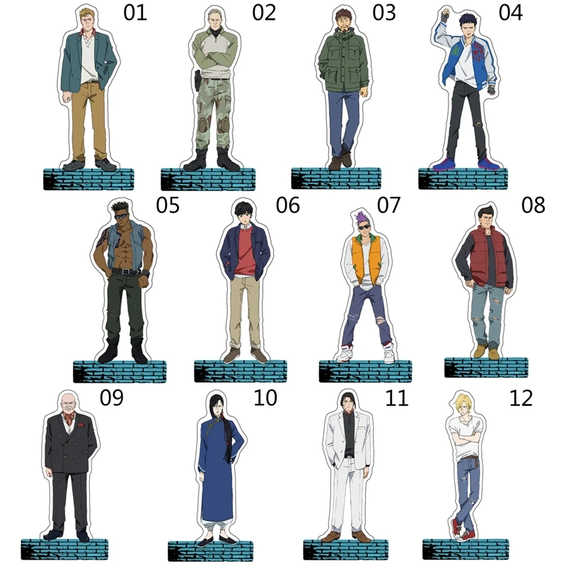 

Anime BANANA FISH Acrylic Stand Figure Desktop Decoration Collection Model Toy Doll Gifts