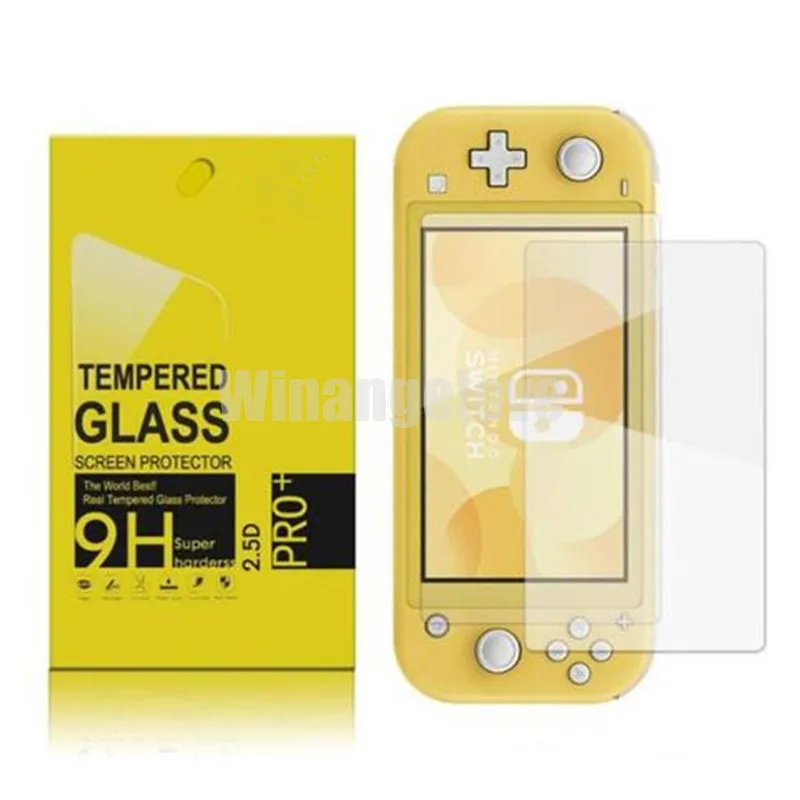 Закаленное стекло премиум класса Защита экрана для Nintendo Switch lite 100 шт./лот 0 3 мм 2.5D с