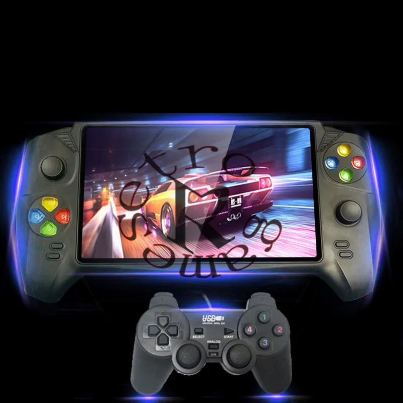 RS-08 большой экран 7 дюймов двойной рокер HD портативная игровая консоль
