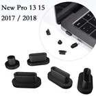 Мягкий силикон для Macbook new Pro 13 Pro 15 2018 Touch bar A1989 A1990 Пылезащитная заглушка USB порты Пылезащитная заглушка 2 шт.лот