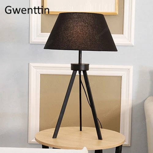 Table Lamp B Скандинавский тренога Торшеры для гостиной, спальни, абажур, Светильники для дома, арт-деко, современные светодиодные световые стойки, светильник - Цвет абажура: Table Lamp B