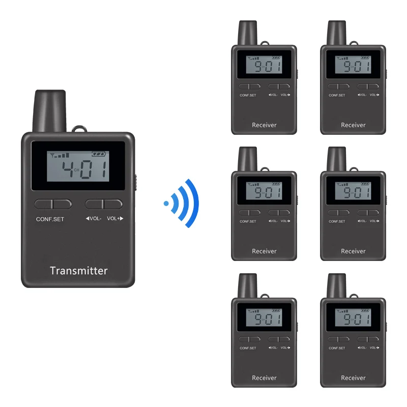 Односторонняя Портативная Беспроводная аудиосистема 2 4G дальнего действия