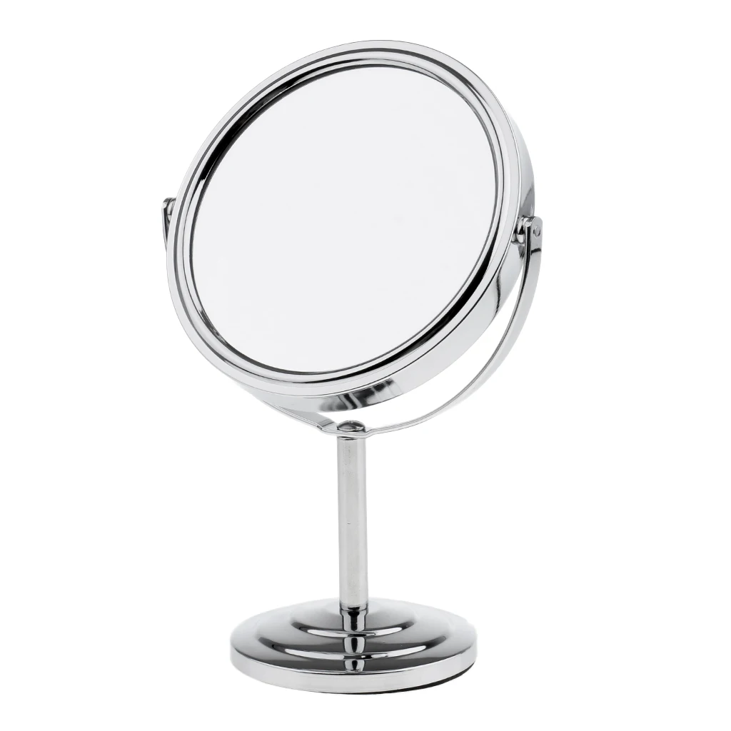 Vintage Tabletop Makeup Mirror 2 in 1 Magnifying &amp Normal Compact 360° Swivel Free Standing for Home Room Shop Use | Красота и