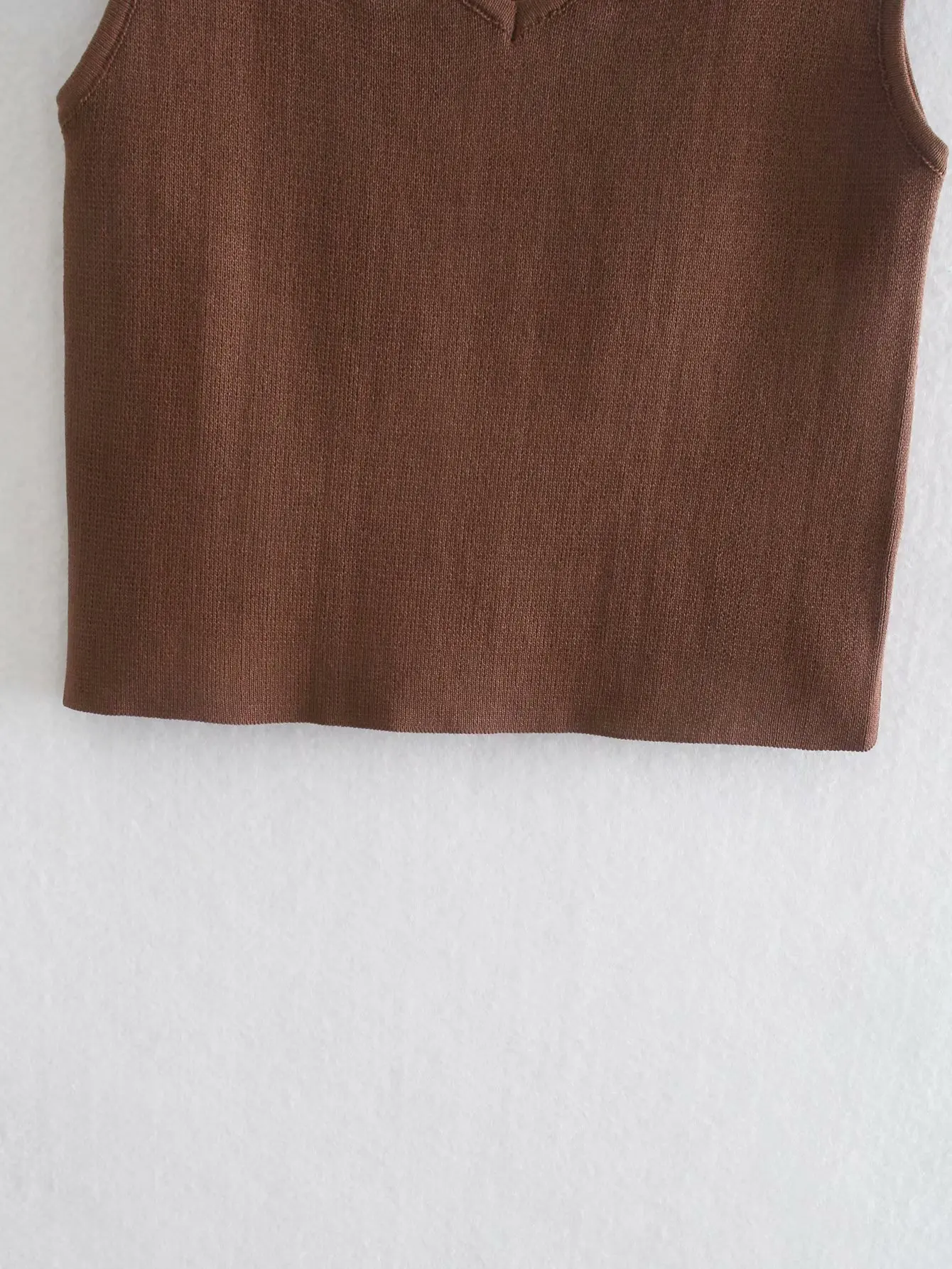 

Summer Women Solid Square Collar Beige Tank Top Sleeveless Backless Female Crop Knit Tops