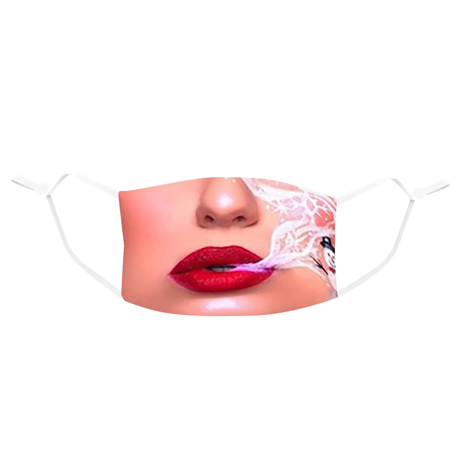 

Adlult Outdoor Protective Face Mask Masque Reusable Washable Funny Makeup Print Mouth Mask Mascarilla Reutilizable Dropshipping