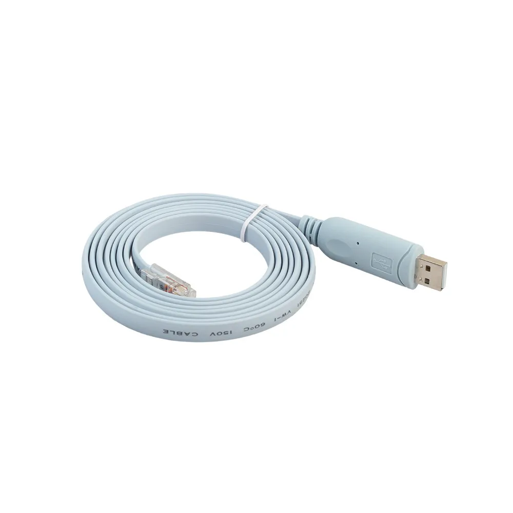 Новый Профессиональный USB к RS232 последовательный RJ45 CAT5 консольный кабель