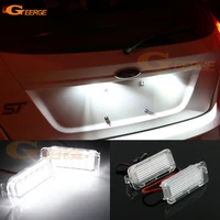 for ford fiesta ja8 2008 2016 excellent ultra bright smd led license plate lamp light no obc error car accessories