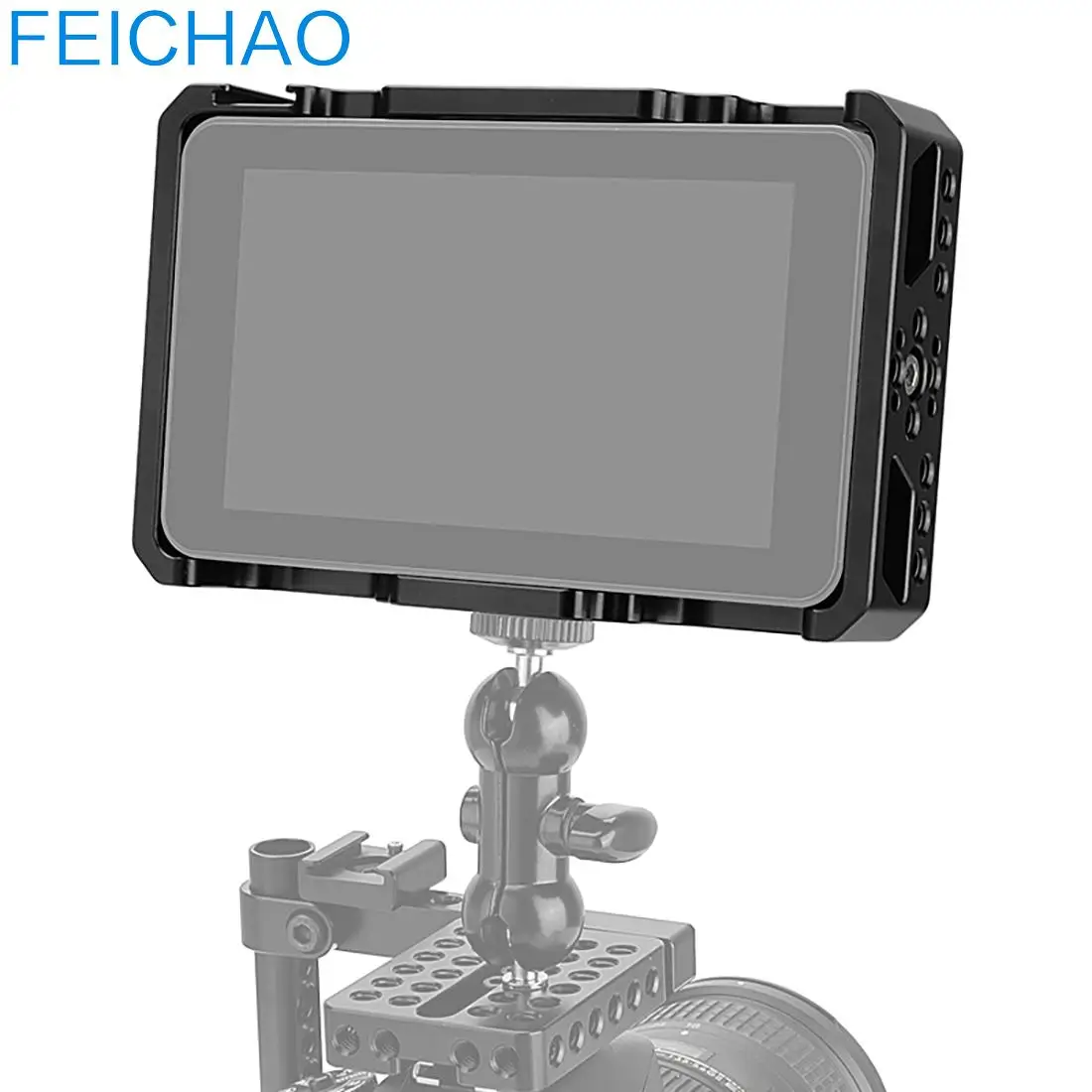 

Monitor Cage Armor Bracket 5 inch 5.5" 6" 7" Frame for FeelWorld LUT7 7S LUT 6 6S F6 PLUS F5 for Atomos Ninja Destview R6 UHB