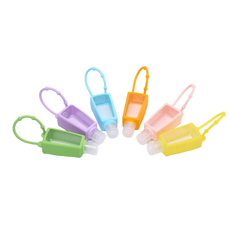

30ml Silicone Safe Gel Mini Hand Sanitizer Disposable No Clean Detachable Cover Travel Portable