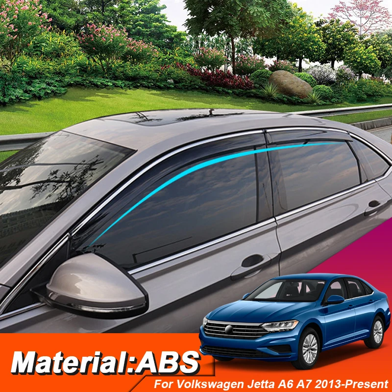 

4 шт., автомобильные тенты и укрытия для окон Volkswagen Jetta A6 A7 2013-2023