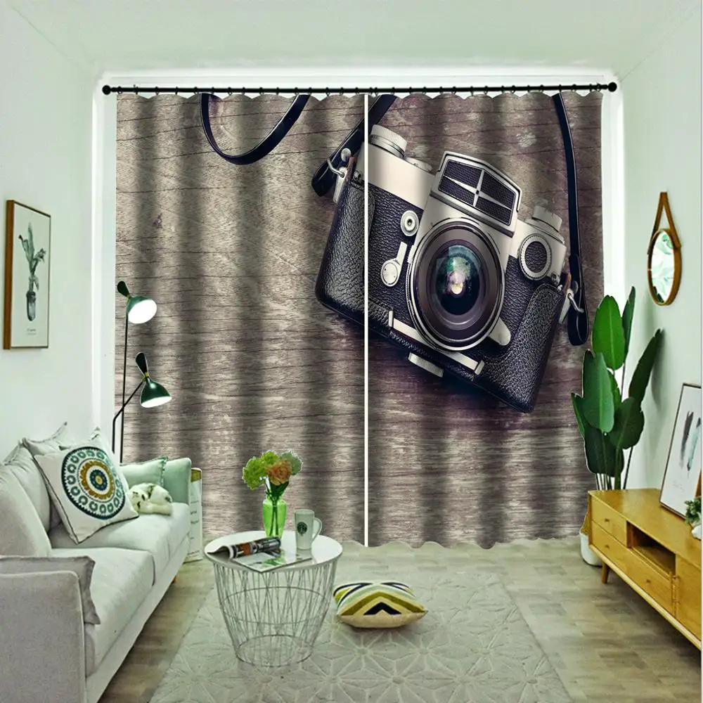 

Customized size Luxury Blackout 3D Window Curtains For Living Room personality curtains