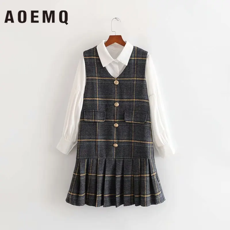 AOEMQ япония формальные школьные платья для девочек наборы консервативных