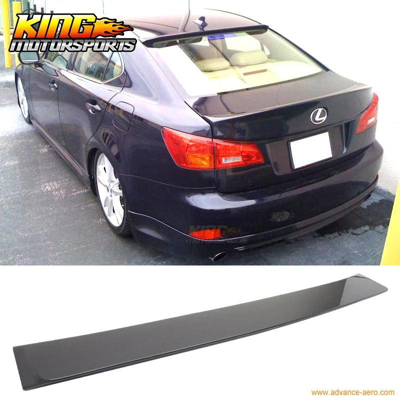 

Fit For 06-13 Lexus IS250 IS350 OE Roof Spoiler #8U0 Black Sapphire Pearl