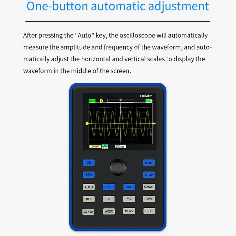Профессиональный дискретный осциллограф с поддержкой хранения сигналов