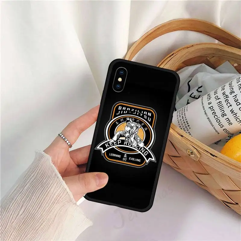 

BJJ Brazilian Jiu Jitsu Phone Case for iPhone 11 12 pro XS MAX 8 7 6 6S Plus X 5S SE 2020 XR