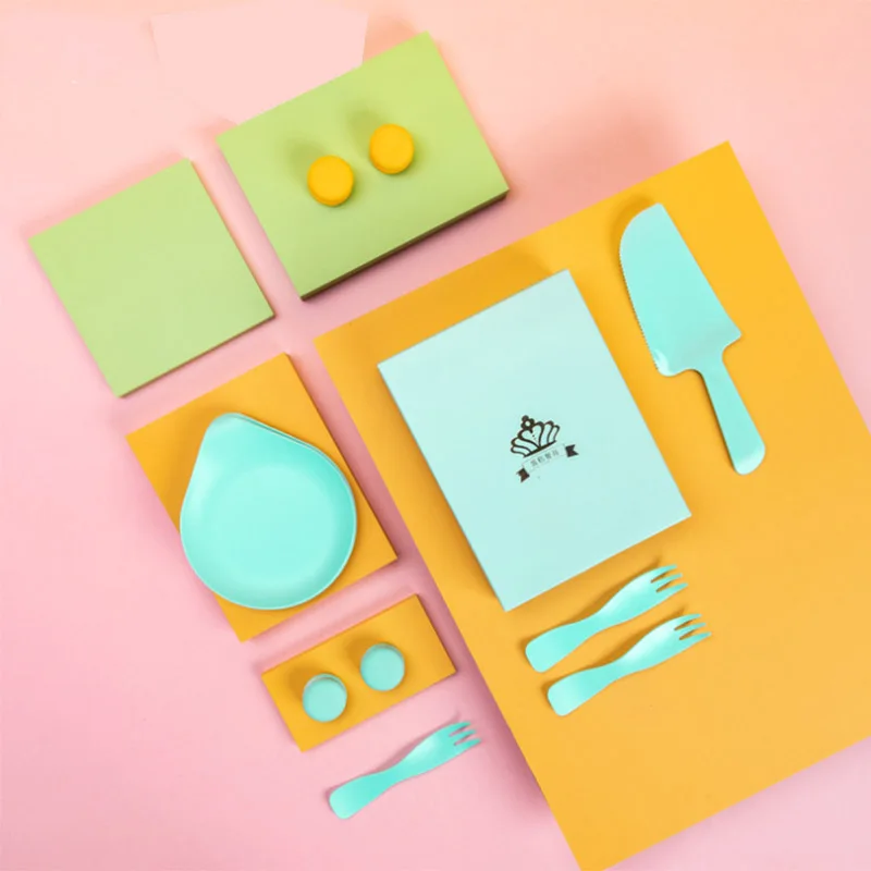 На свадьбу и день рождения вечерние торт одноразовые лоток для столовых приборов