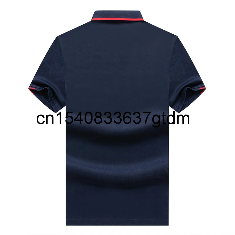 

Summer new men's fattening plus size business casual Lapel short sleeve t-shirt men's fat top