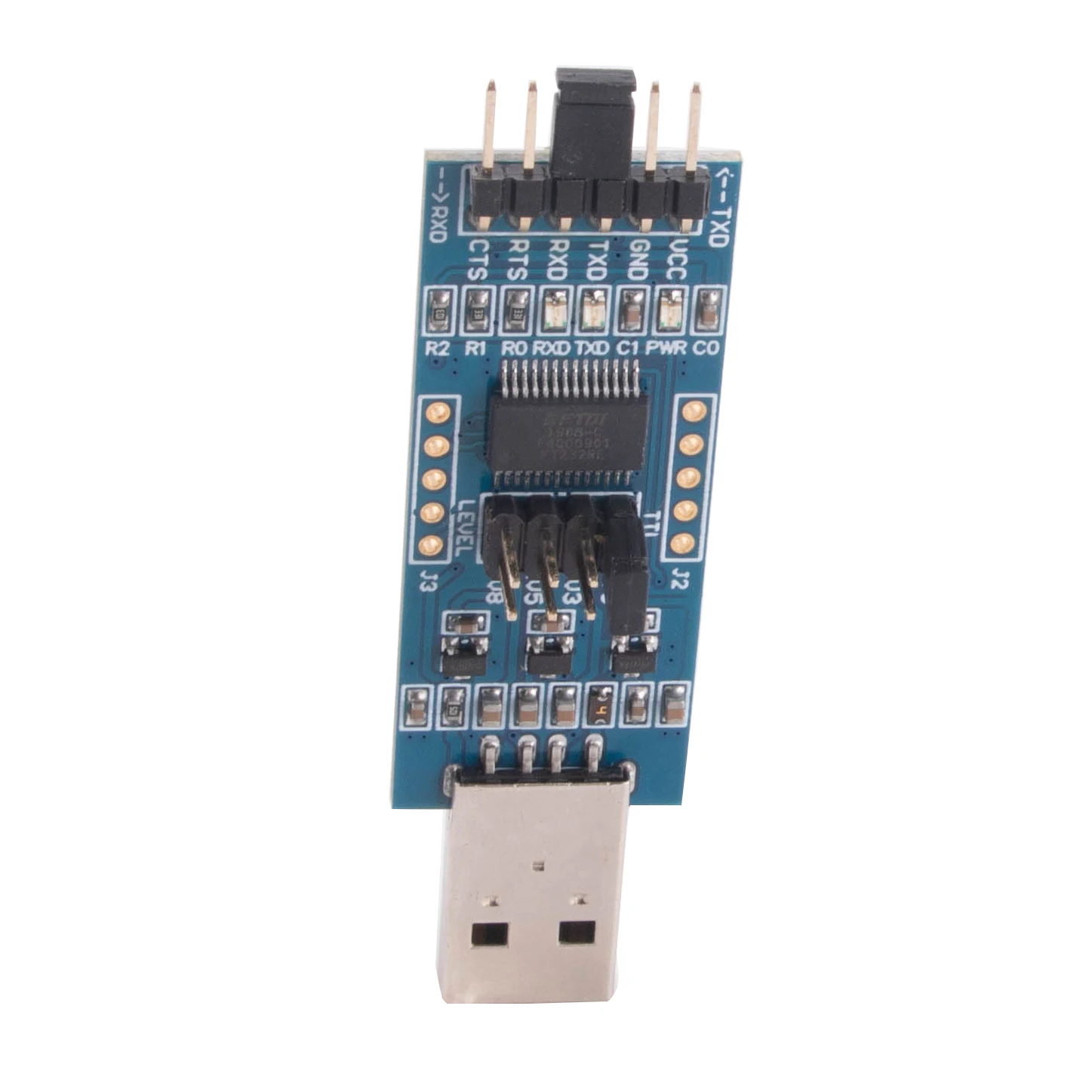 USB 2 0 к UART TTL 6-контактный разъем FTDI FT232RL 1 8 в 5 3 В модуль последовательный