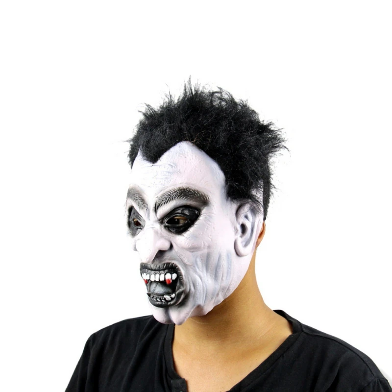 Латексная Маска на Хэллоуин для маскарада вечеринки маска клоуна с Лысой и