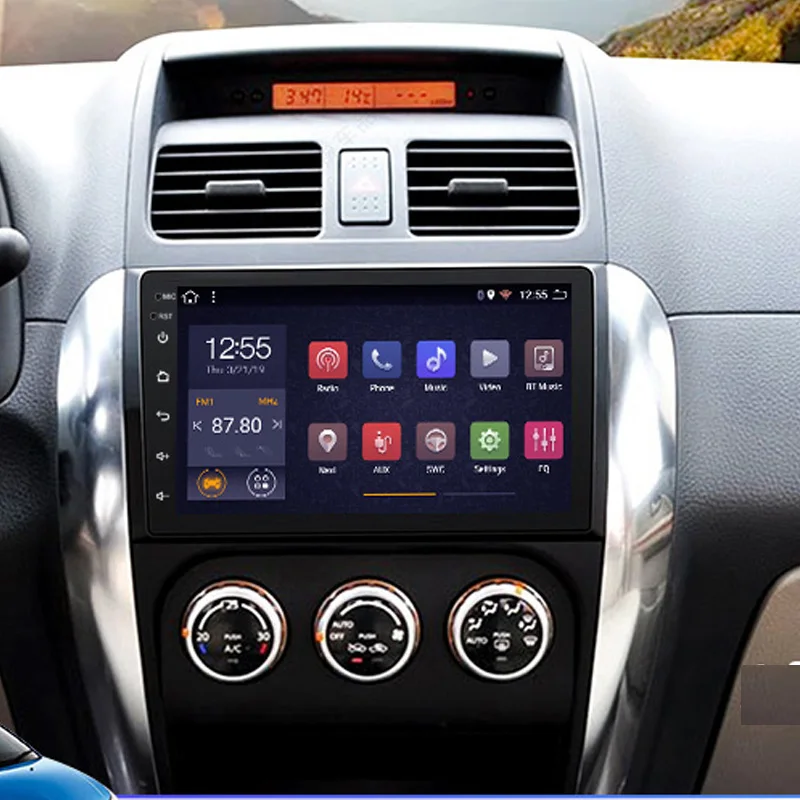 Автомобильный мультимедийный плеер Android 9 gps для Suzuki SX4 2006 2007 2008 2009 2010 2011 2012 2Din