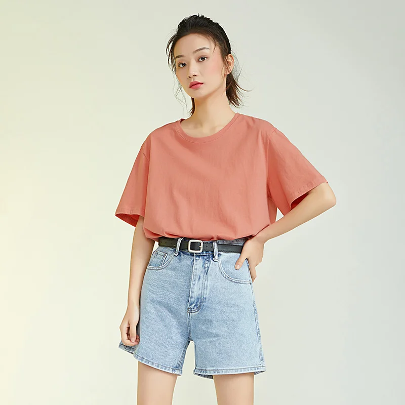 

Tops T Shirt orange Women Short Sleeve Tshirt Women Lady