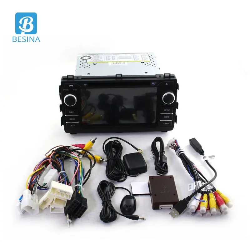 Автомобильный DVD-плеер Besina Android 10 для Toyota AURIS 2013 2014 2015 2016 мультимедиа GPS-навигация