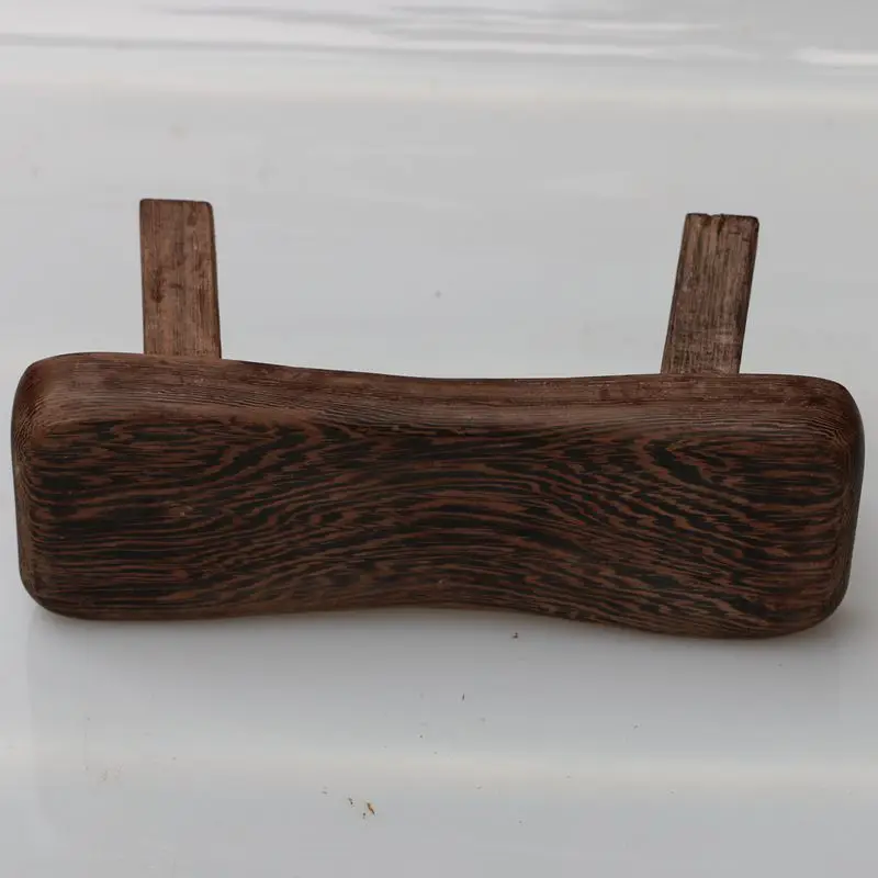 

Solid wood stool tan ebony pillow solid wood cervical pillow health pillow summer small pillow
