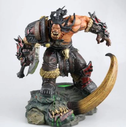 Garrosh Hellscream WOW Сильвана Ветрокрылая стрельба из лука королева вор рыцарь серии ПВХ аниме фигурка для фанатов подарок на день рождения детей - Цвет: Garrosh Hellscream