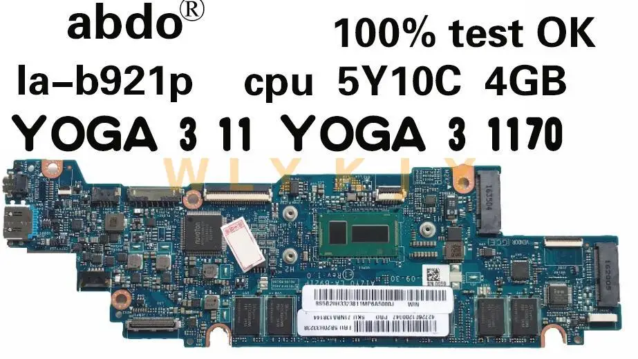 Материнская плата для ноутбука Lenovo YOGA3 11 1170 Yoga 3 5 y10c 4G 100% тест|Материнские платы