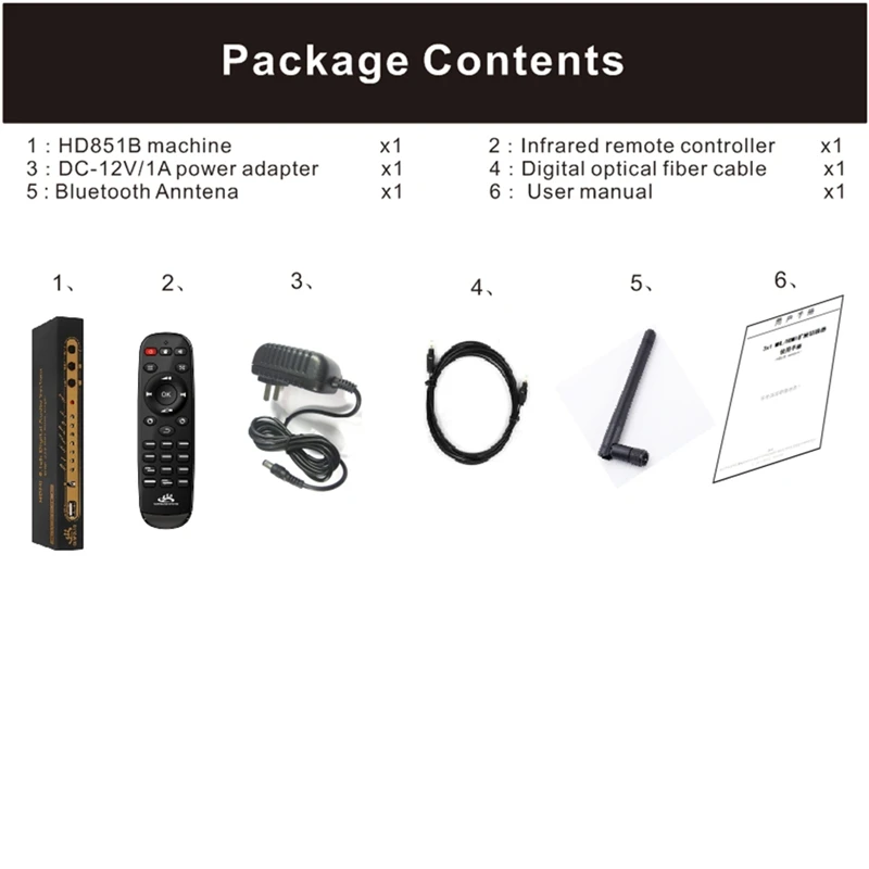 HD851BT DTS AC3 5 1 аудио преобразователь декодер HDMI экстрактор 4K ARC SPDIF коаксиальный