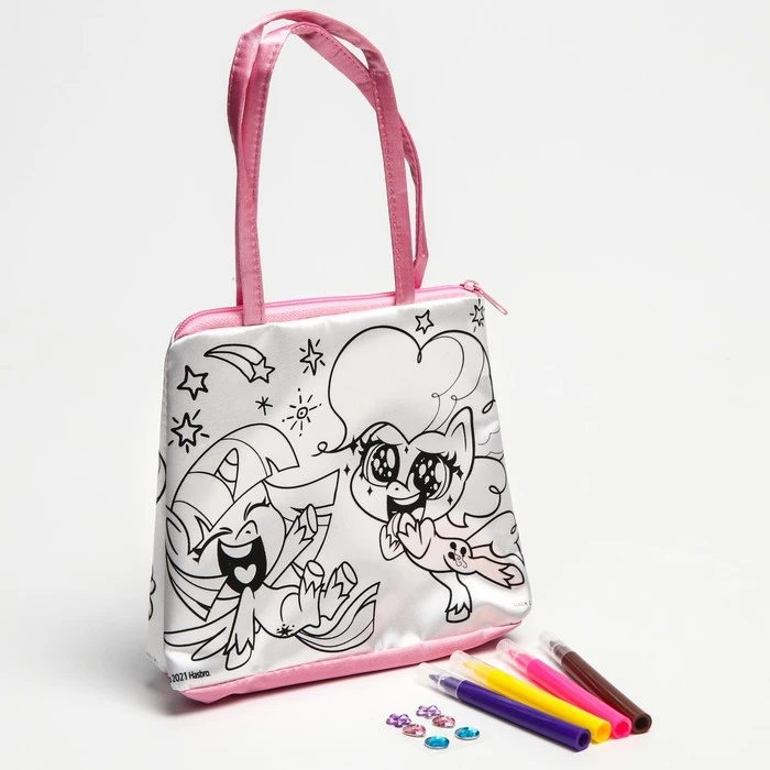 Набор для творчества Сумка раскраска с фломастерами My little pony 6756811 | Канцтовары