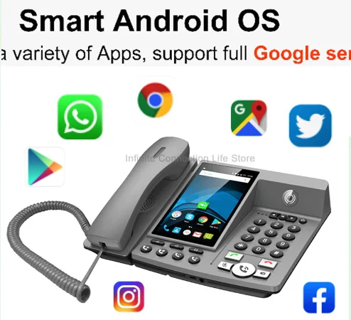 Стационарный беспроводной смарт телефон LTE 4G gsm с поддержкой Wi Fi и Bluetooth|Телефоны| |