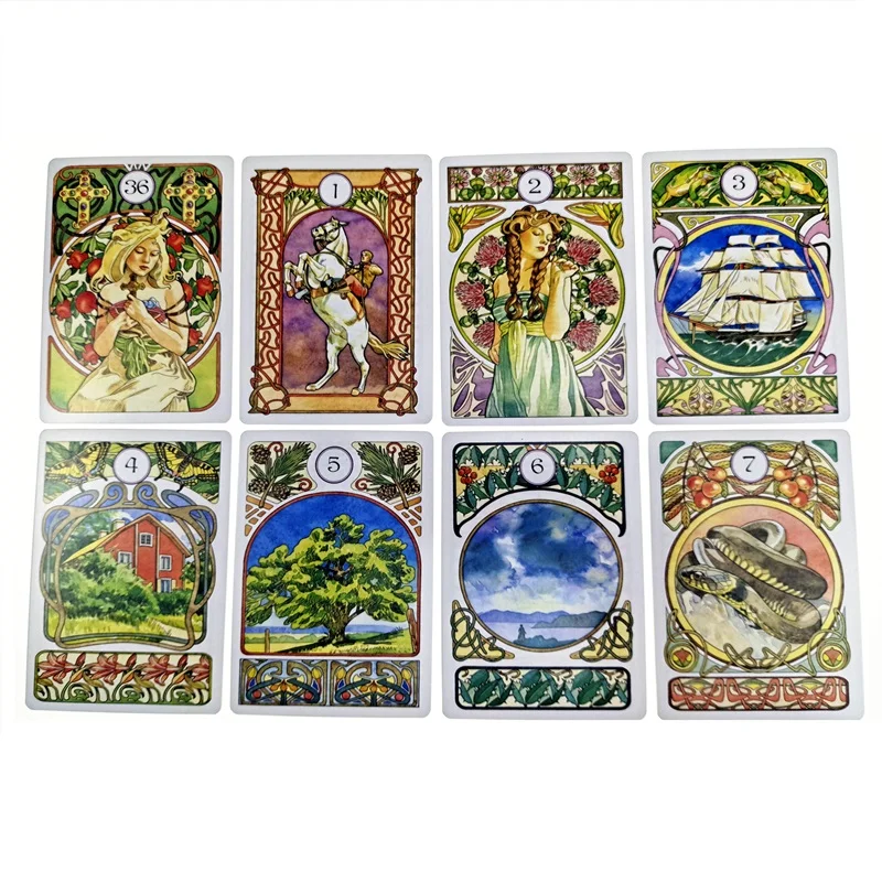 Классические открытки для настольных игр на английском языке в стиле арт Новый