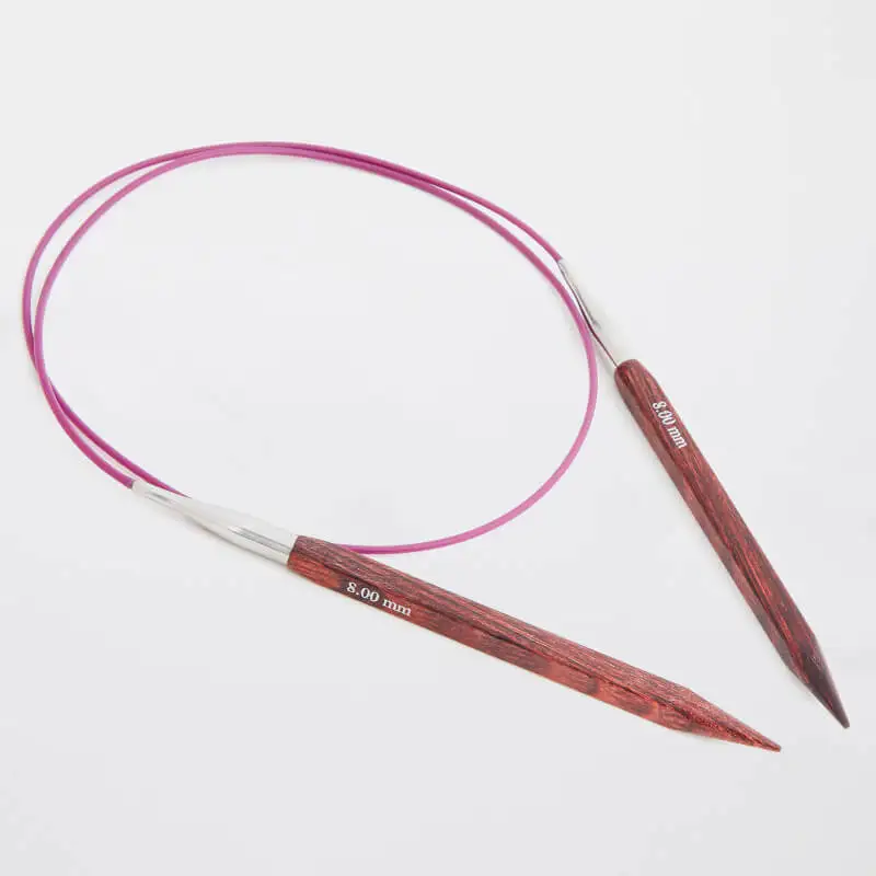 

Knitpro birch CUBICS 100 cm Fixed Circular Knitting Needle