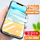 3 шт., Гидрогелевая Защитная пленка для iphone x xr xs 11 pro max SE 6 6s 7 8 plus